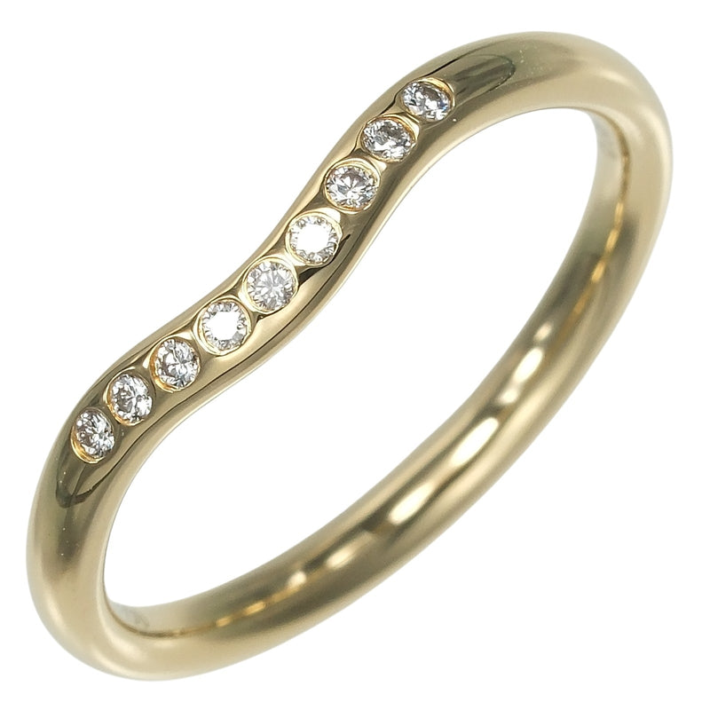 [TIFFANY y compañía]TIFFANY&Co. anillo de banda curva 
 N° 11.5