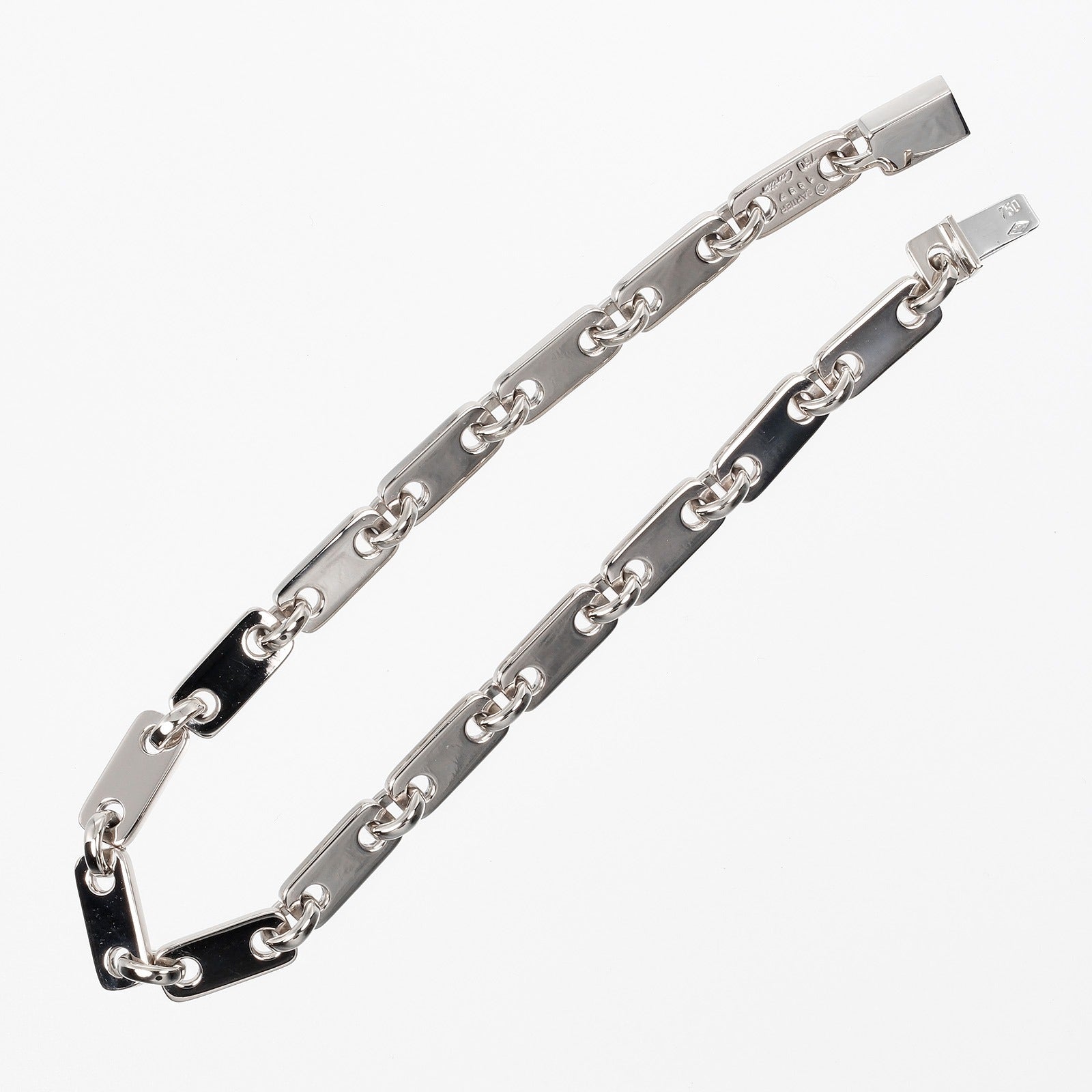 CARTIER】カルティエ フィディリティ ブレスレット K18ホワイト