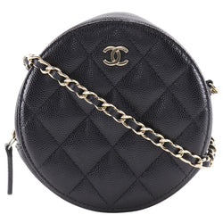 CHANEL】シャネル ラウンドミニチェーンショルダー ショルダーバッグ 