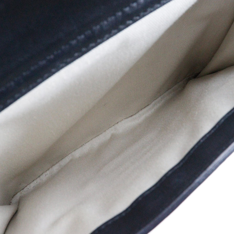 [Salvatore Ferragamo] Salvatore Ferragamo Gancini 숄더백, 엠보싱 가죽, 검은 색, 숄더백, A5 지퍼, 간치, 여성용