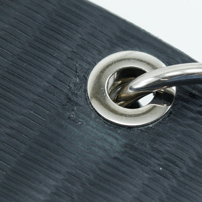 [Salvatore Ferragamo] Salvatore Ferragamo Gancini 숄더백, 엠보싱 가죽, 검은 색, 숄더백, A5 지퍼, 간치, 여성용