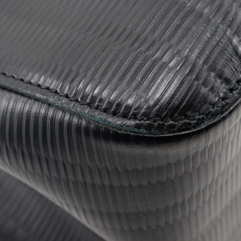 [Salvatore Ferragamo] Salvatore Ferragamo Gancini 숄더백, 엠보싱 가죽, 검은 색, 숄더백, A5 지퍼, 간치, 여성용