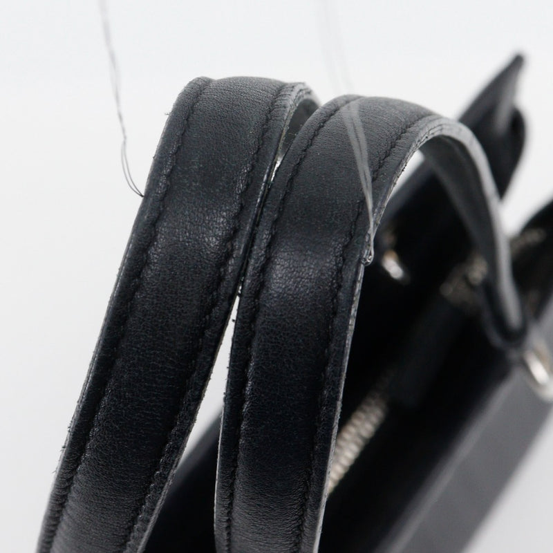 [Salvatore Ferragamo] Salvatore Ferragamo Gancini 숄더백, 엠보싱 가죽, 검은 색, 숄더백, A5 지퍼, 간치, 여성용