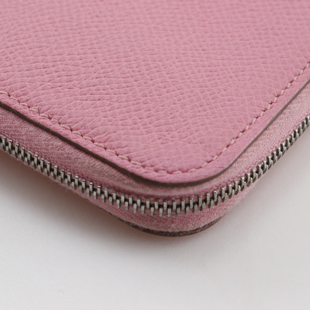 HERMES★アザップロング シルクイン ローズサクラ 保証付408 HERMES（エルメス） 【カラー限定特価】HERMES 二つ折り財布 アザップ