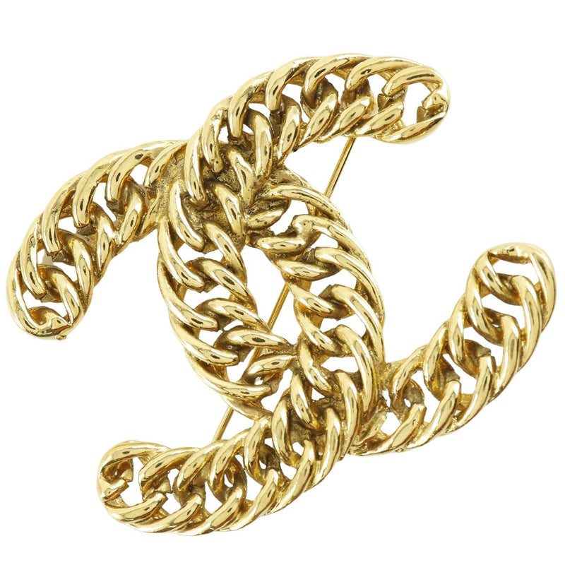 【CHANEL】シャネル チェーンココマーク ブローチ