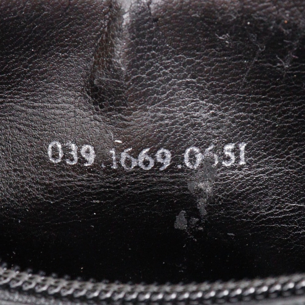 GUCCI】グッチ バンブー ポーチ ナイロンキャンバス 黒 ファスナー  