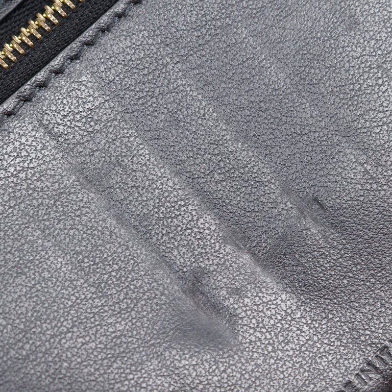 [Celine] Celine Correa Media Store Billet Bifold Barretera Black Snap Button Store Willet Women's