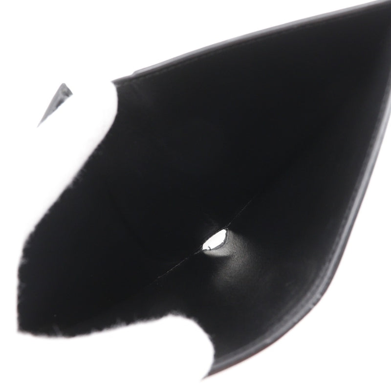 [Celine] Celine Correa Media Store Billet Bifold Barretera Black Snap Button Store Willet Women's