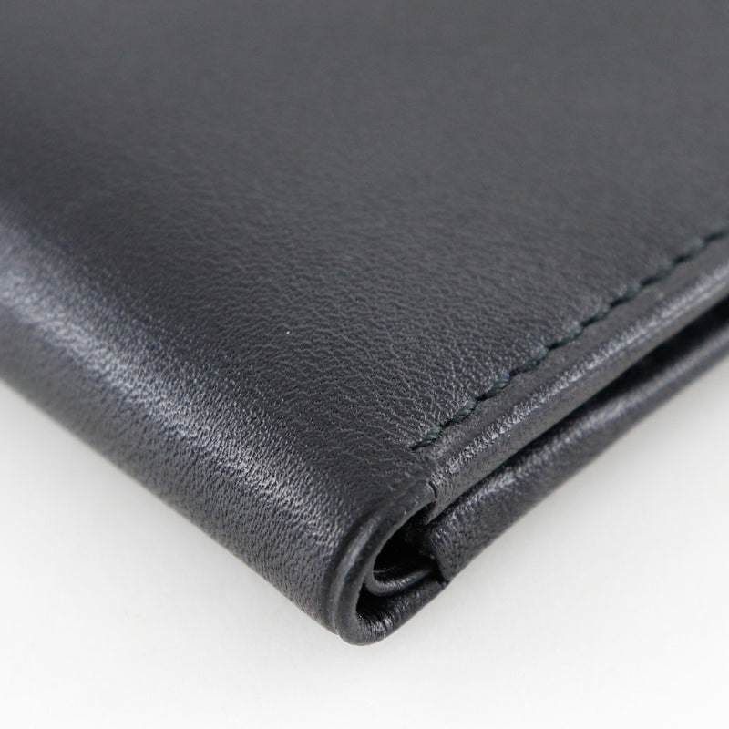 [Dunhill] Dunhill Logo Bi-Fold Ballet Barrief Black Open Logo Men's A