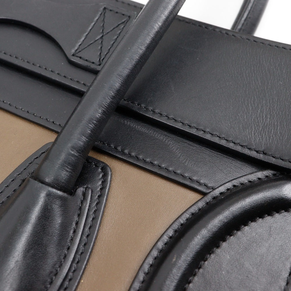 CELINE】セリーヌ ラゲージ マイクロショッパー ハンドバッグ