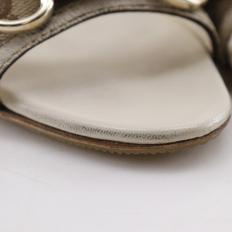 [GUCCI] Gucci Bamboo Bit Mule 138713 GG Toile BAMBO BAMBOO