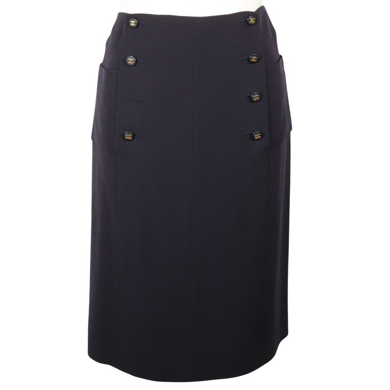 [Chanel] Chanel COCO Mark Falda de doble botón 
 P07931V04916 97P