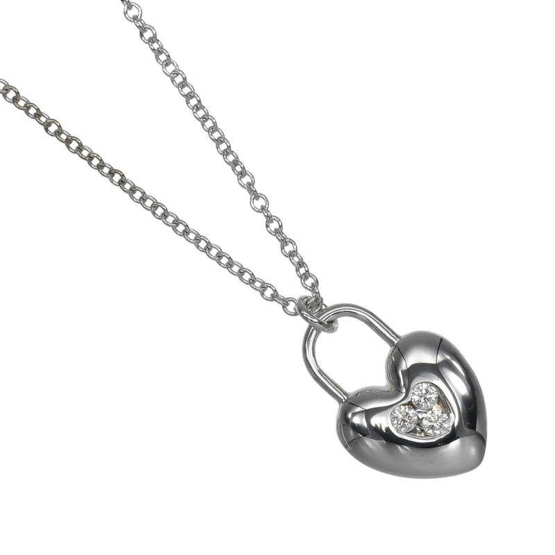 [TIFFANY y compañía]TIFFANY&Co. collar con candado de corazón