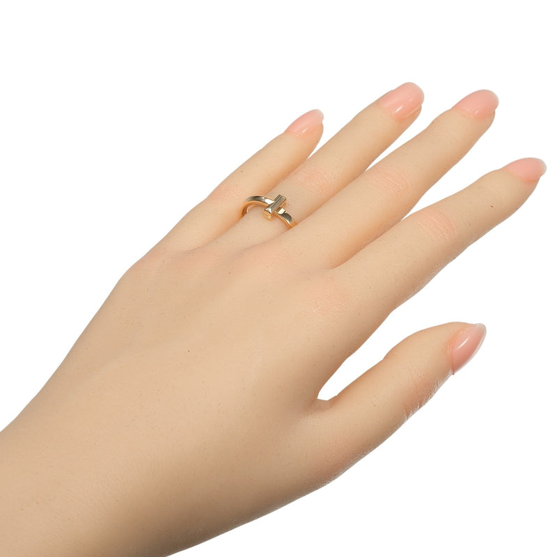 TIFFANY&CO.】ティファニー T T ワン リング YG TIFFANY&Co 