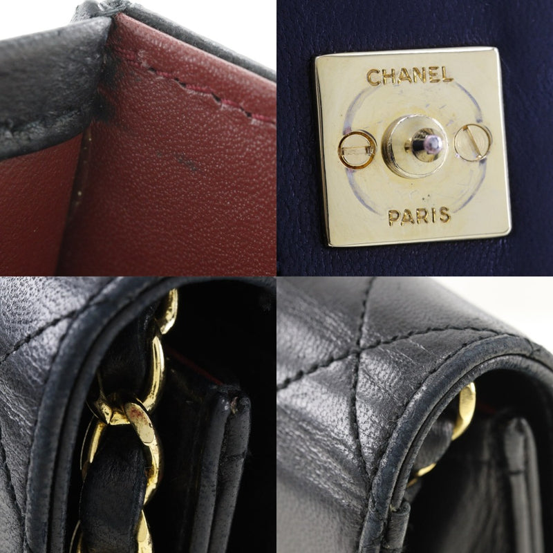 [CHANEL] Chanel 
 Chain shoulder shoulder bag 
 Matrasse Lambskin Shoulder Snap button CHAINSHOULDER Ladies