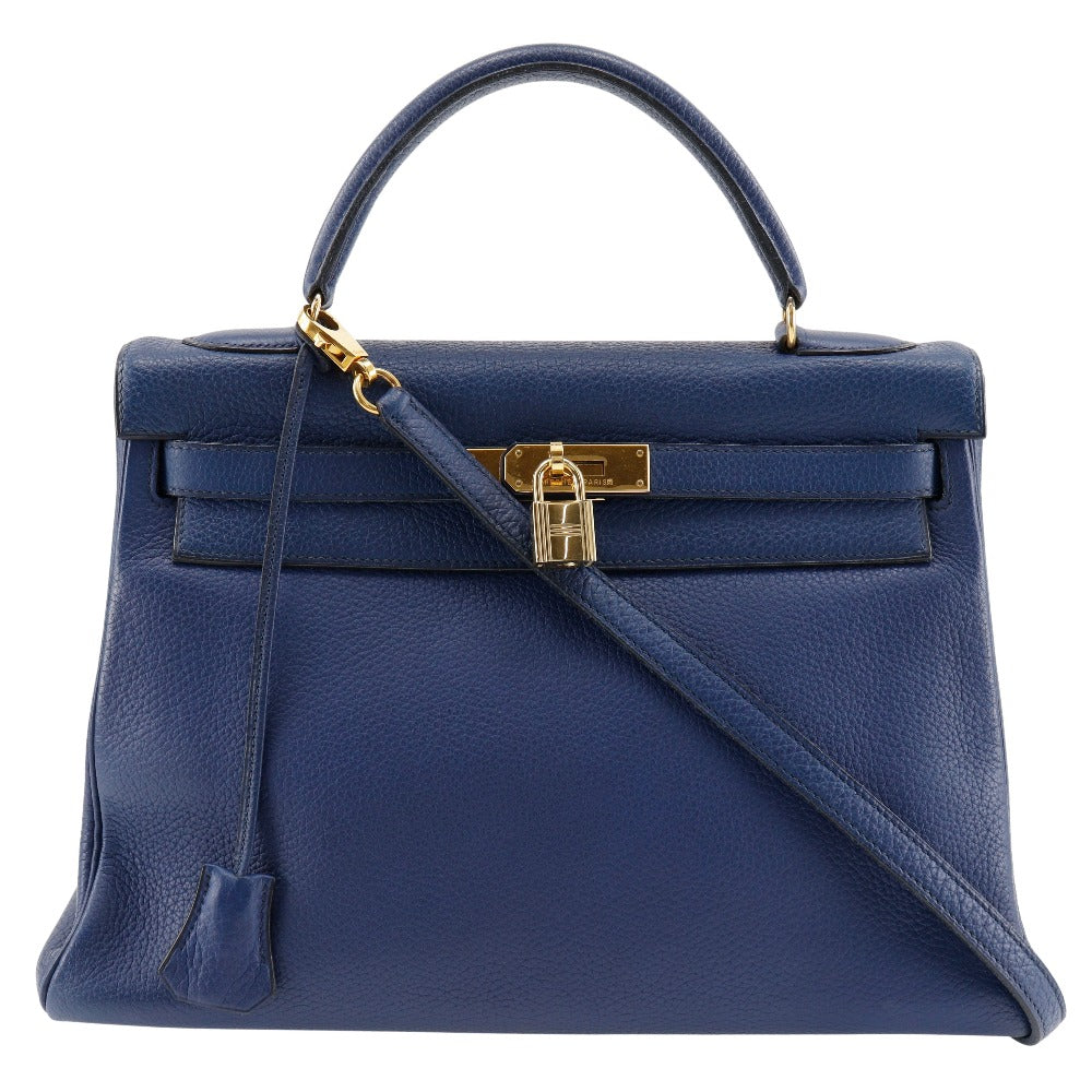 HERMES】エルメス ケリー32 ハンドバッグ 内縫い トリヨンクレマンス