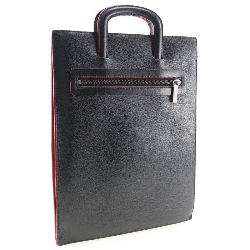 [Christian Louboutin] Christian Lubutan 
 Handbag 
 Calf handbag 2WAY A4 fastener men's