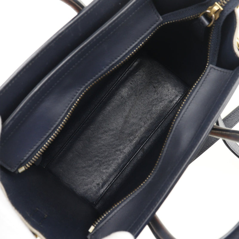 [Celine] Celine 
 Luggage Nano Shopper Shoulder Bag 
 Calf diagonal handbag 2WAY fastener Luggage Nano Shopper Ladies