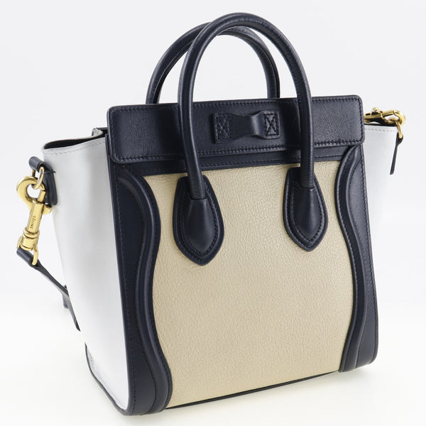 CELINE】セリーヌ ラゲージナノショッパー ショルダーバッグ カーフ