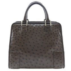 [Loewe] Loebe Amazona Handbag de avestruz A5 Atreno Amazonas Ladies A-Rank