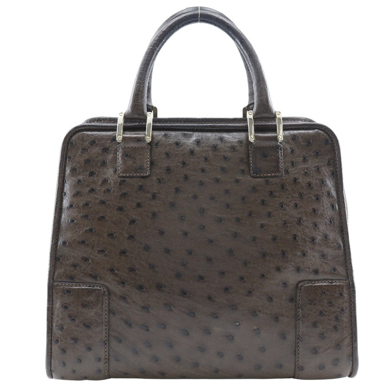 [Loewe] Loebe Amazona手袋鸵鸟手袋A5紧固件Amazonas女士A级