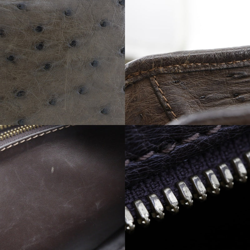 [Loewe] Loewe 
 Bolso de Amazona 
 Handbag de avestruz A5 Zipper Amazonas Ladies A-Rank