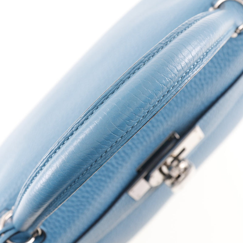 [HERMES] Hermes 
 Kelly 32 Handbag 
 Inner sewing trionon lemance turquoise □ R engraved handbag 2way A5 belt bracket KELLY 32 Ladies A-Rank