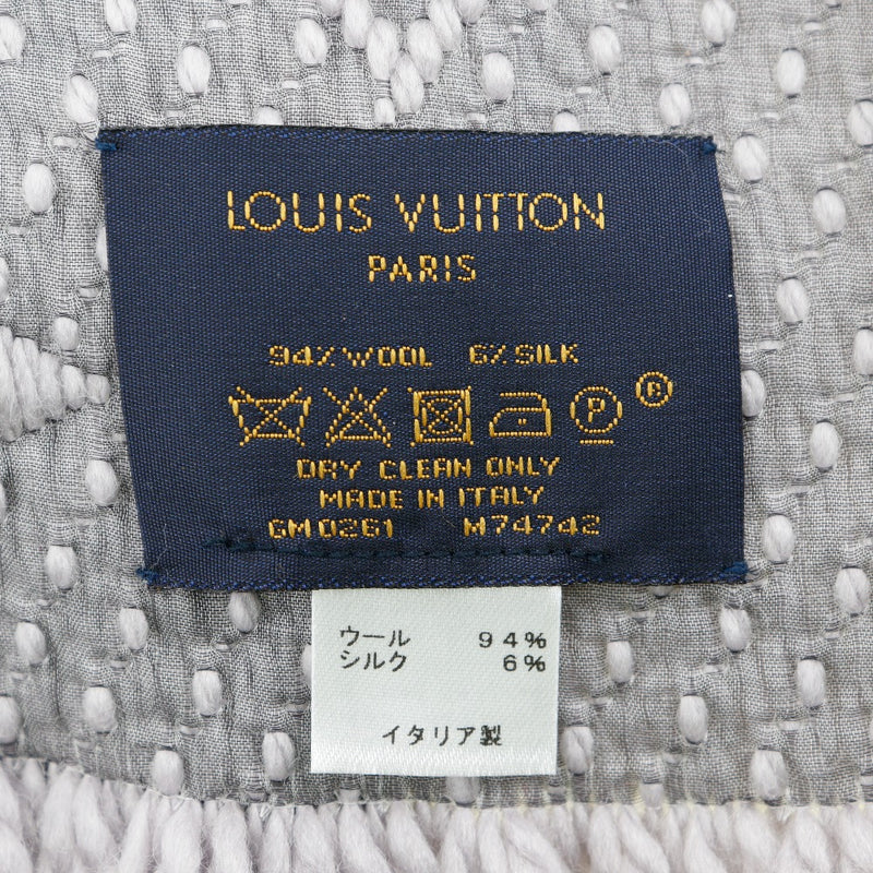 [Louis Vuitton]路易威登 
 ESCHARP徽标Mania消声器 
 羊毛escalp徽标躁狂症unisex a+等级