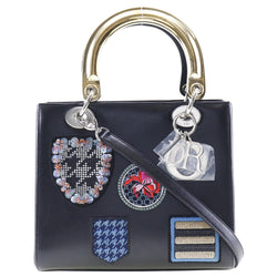 [Dior] Christian Dior 
 Lady Dior handbag 
 Calf Shoulder A5 Fastener Lady Dior Ladies A-Rank