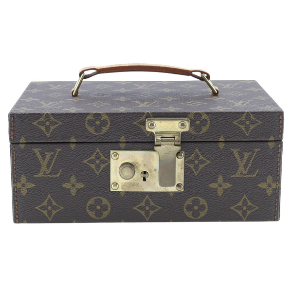 [Louis Vuitton] Louis Vuitton 
 Bettou y otros accesorios 
 Jewelry Case Monogram Canvas Pachin Lock Bowat Atou Unisex