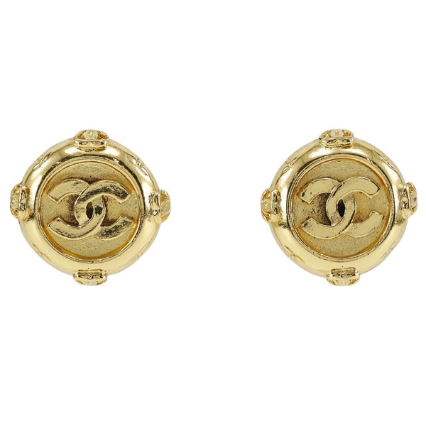 [CHANEL] Chanel 
 Earring 
 Gold plating about 20.3g Ladies