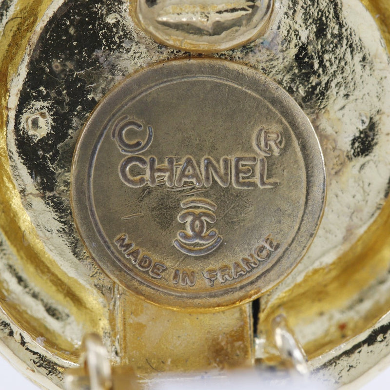 [Chanel] Chanel 
 Arete 
 Revestimiento de oro de unas 20.3g damas