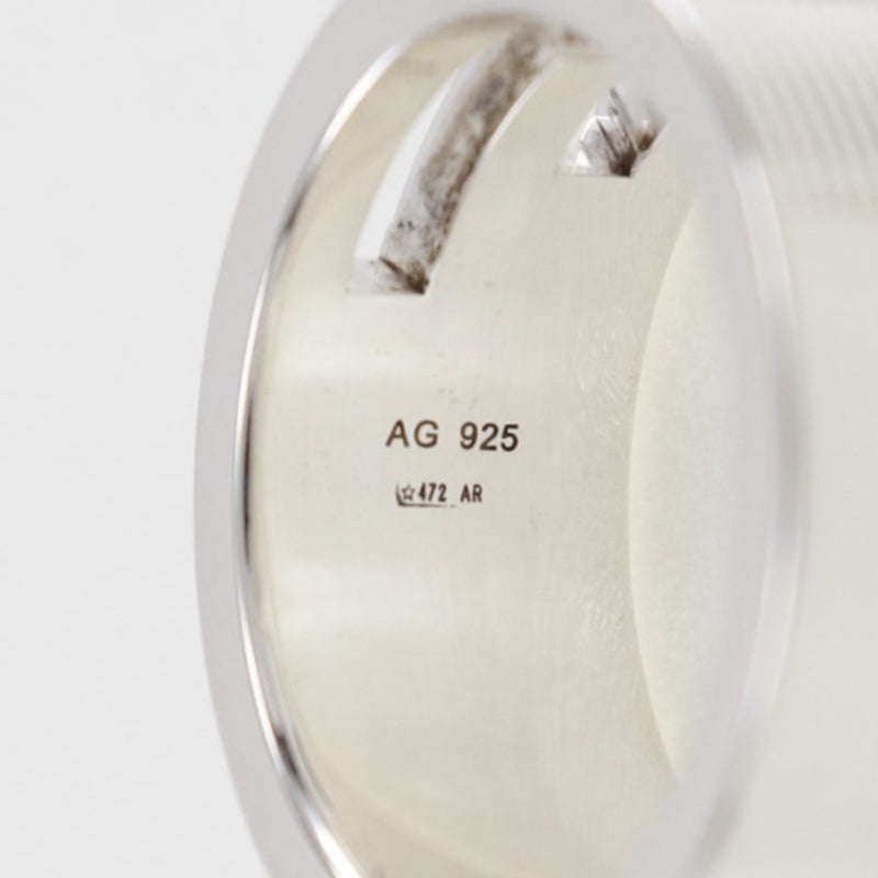 [Gucci] Gucci 
 Blanced G 7.5 Anillo / anillo 
 Silver 925 alrededor de 7.0 g de marca G Ladies A-Rank