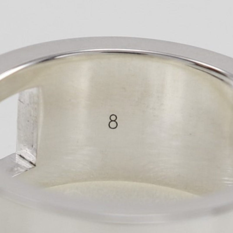 [GUCCI] Gucci 
 Blanced G 7.5 Ring / Ring 
 Silver 925 about 7.0g Branded G Ladies A-Rank