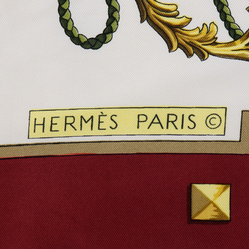 [Hermes] Hermes 
 Bufanda de col rizada 
 Silk Carre Ladies B-Rank