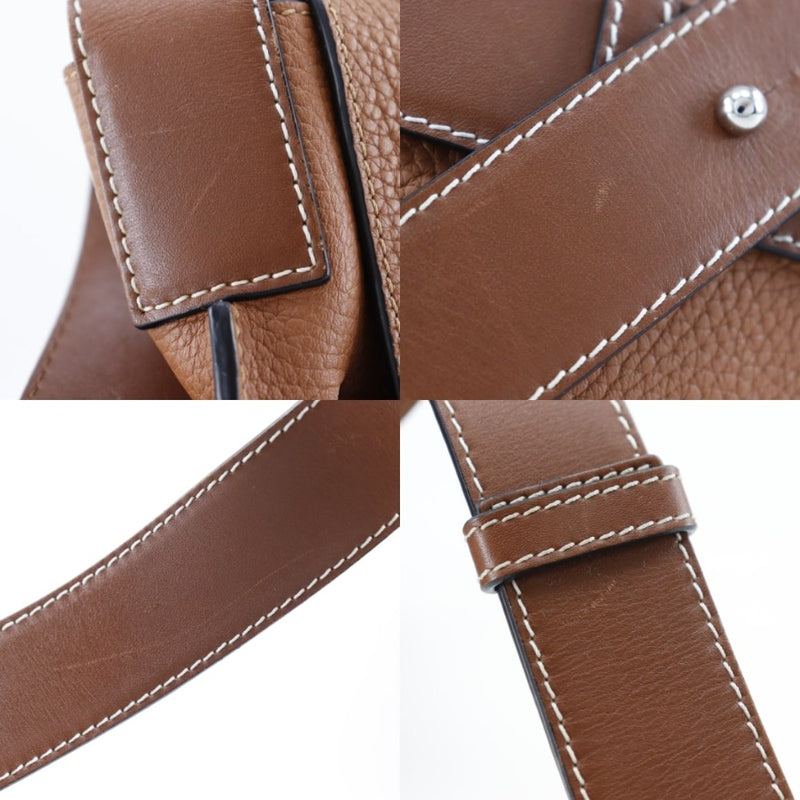 [LOEWE] Loewe 
 Shoulder bag 
 319.41.R65 Leather diagonal hanging A4 flap ladies