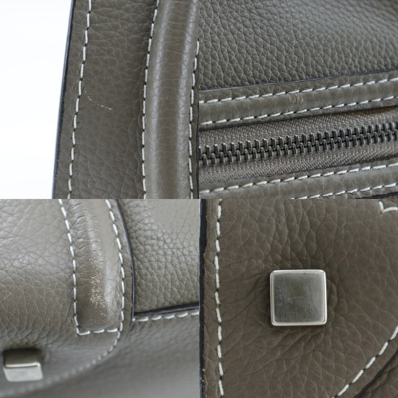 [Celine] Celine 
 Luggage mini tote bag 
 Leather handbag A4 fastener Luggage mini Ladies A-Rank