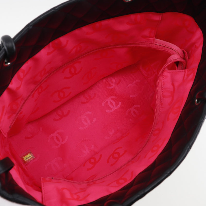 [CHANEL] Chanel 
 Cambon line tote bag 
 Calf shoulder sticker A4 fastener Cambon LINE Ladies A-Rank