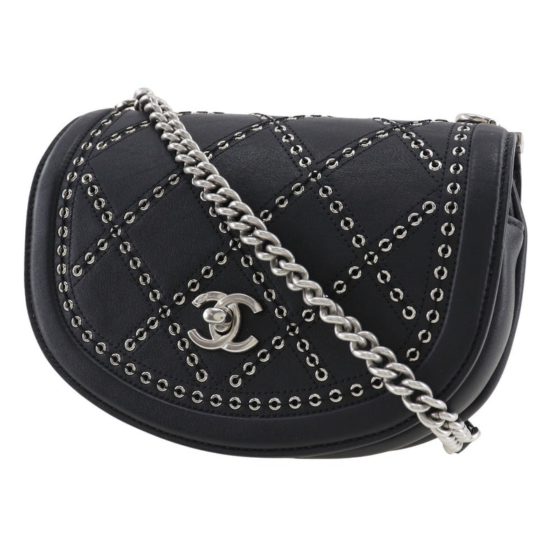 [Chanel] Chanel 
 Bolso de hombro de cadena 
 Damas de la cadena de bloqueo de giro diagonal de Lambskin un rango
