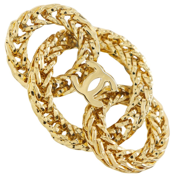 [CHANEL] Chanel 
 Brooch 
 Gold plating about 39.2g Ladies A rank