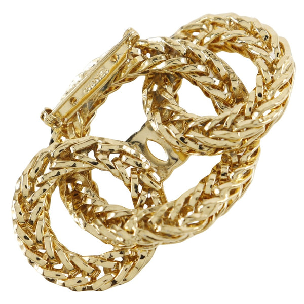 [CHANEL] Chanel 
 Brooch 
 Gold plating about 39.2g Ladies A rank