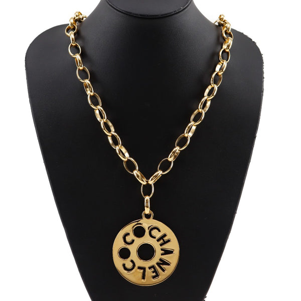 [CHANEL] Chanel 
 necklace 
 Gold plating about 167.0g Ladies
