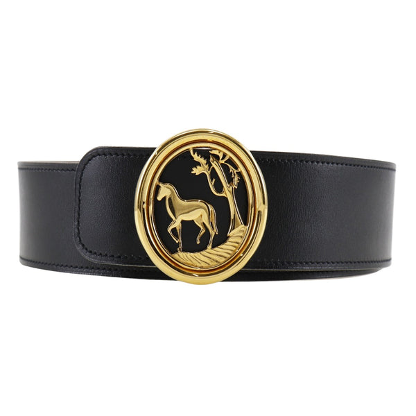 [HERMES] Hermes 
 Belt 
 Box Carf x Kushbell Wrinked Ladies A Rank