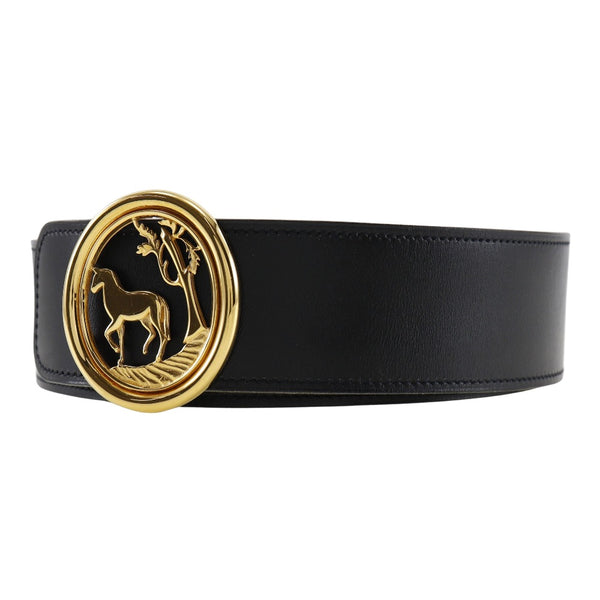 [HERMES] Hermes 
 Belt 
 Box Carf x Kushbell Wrinked Ladies A Rank