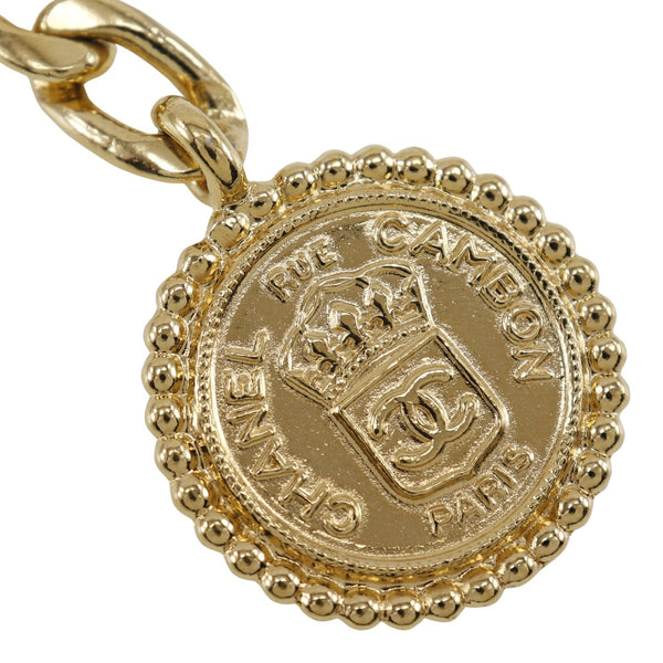 [Chanel] Chanel 
 Cinturón de la cadena 
 Damas de la cadena de placas de oro A un rango