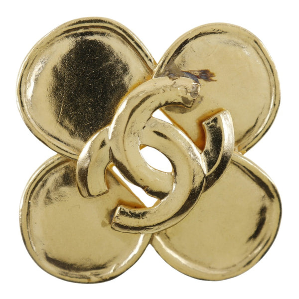 [Chanel] Chanel 
 Trébol 
 Chapado de oro 96p grabado alrededor de 28.8 g de trébol damas