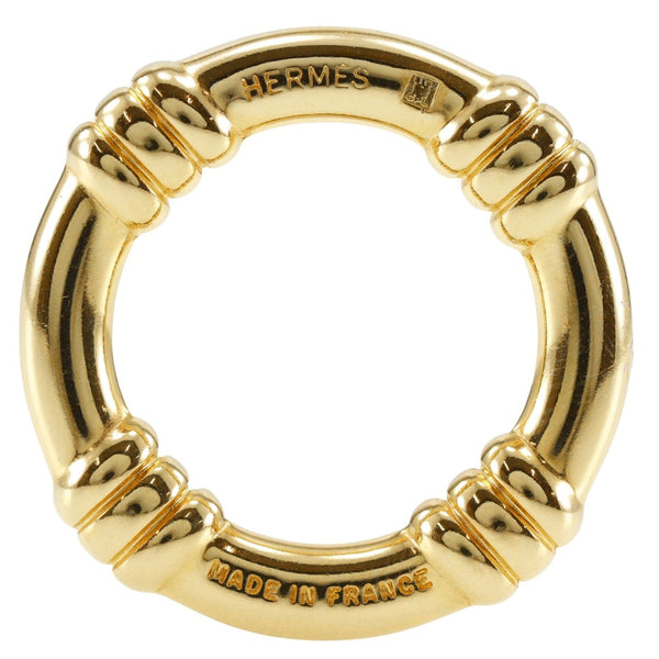 [HERMES] Hermes 
 Scarf ring 
 Gold plating ladies A-rank