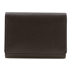 [Louis Vuitton] Louis Vuitton Carte de visite Holder Taiga CA1106 Gravé Open Men A + RANG