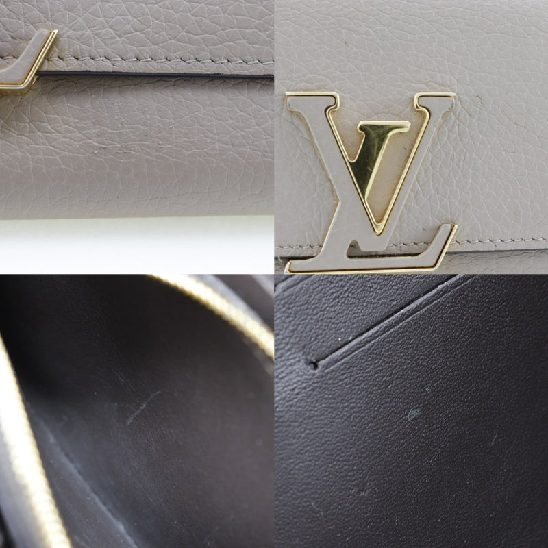 [Louis Vuitton] Louis Vuitton 
 Portofoille Capsine long wallet 
 M61249 × Torillon Gale MI4169 engraved snap button PorteFeiulle Capuccine Ladies A-Rank