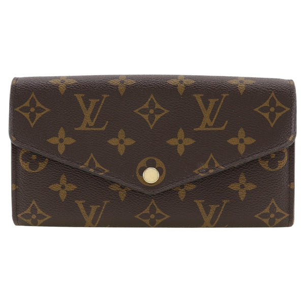 [Louis Vuitton]路易威登 
 福利岛长钱包 
 M62236会标帆布kokurico快照按钮portefeiulle sarah女士
